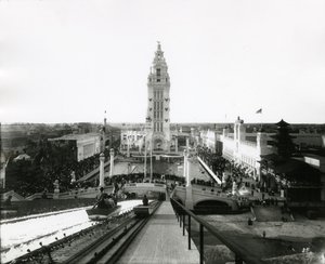 كوني آيلاند دريم لاند - منظر من أعلى المزالق ، c.1910-21 بواسطة وليام ديفيس هاسلر