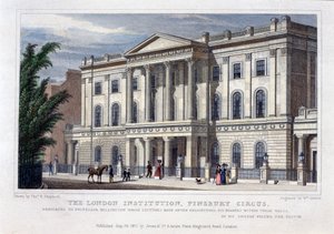 مؤسسة لندن ، Finsbury Circus ، لندن ، 1827