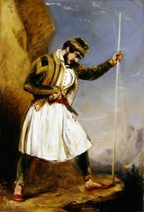 An Evzone (زيت على ورق) بواسطة وليام ديربي