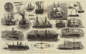 HMS Imperieuse وبعض أحدث أنواع سفن البحرية البريطانية بواسطة وليام إدوارد أتكينز