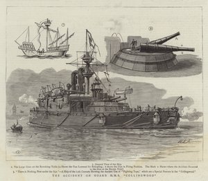 الحادث على متن HMS Collingwood بواسطة وليام إدوارد أتكينز