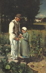 في الحقول ، أنتويرب على واز ، 1882 بواسطة وليام إدوارد ستوت