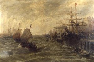 Windy Day ، ميناء بيل ، جزيرة مان بواسطة ويليام إدوارد ويب