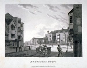 نيوينجتون بوتس ، ساوثوارك ، لندن 1792. بواسطة وليام إليس