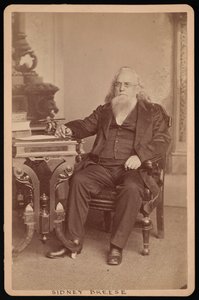 صورة شخصية لسيدني بريز 1800-1878 ، قبل عام 1878. بواسطة وليام إيموري بومان