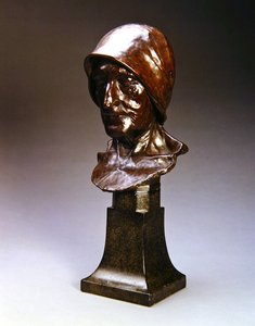 امرأة عجوز حوالي عام 1890 (نحاسي وبرونز) بواسطة وليام إرنست رينولدز ستيفنز