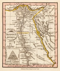 مصر القديمة. خريطة.