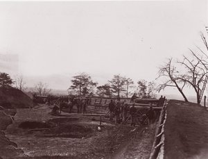 بالقرب من دوتش جاب ، فيرجينيا. فورت برادي ، كاليفورنيا. 1865. بواسطة وليام فرانك براون