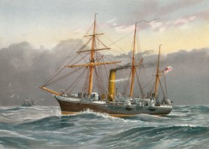 HMS Nymphe (الهدم) بواسطة وليام فريدريك ميتشل