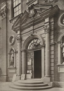 المدخل ، The Guildhall ، Worcester (صورة b / w) بواسطة وليام جالسوورثي ديفي