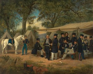 زاكاري تايلور في وولنت سبرينجز 1847. بواسطة وليام جارل براون