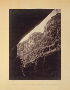 Cañon of Kanab Wash ، نهر كولورادو ، باتجاه الجنوب بواسطة ويليام اتش بيل