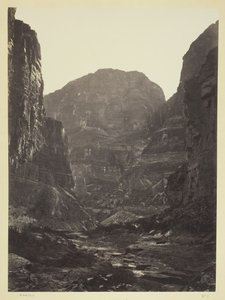 Cañon of Kanab Wash ، نهر كولورادو ، باتجاه الجنوب ، 1872. بواسطة ويليام اتش بيل
