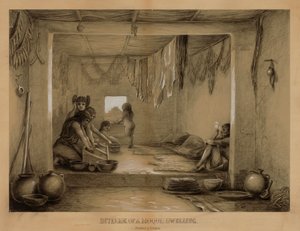 داخل منزل هوبي ، أواخر القرن التاسع عشر وأوائل القرن العشرين.