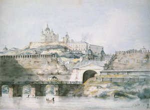 منظر لمدينة سمولينسك ، 1787 بواسطة وليام هادفيلد