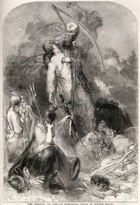 رمزية على وفاة آرثر ويليسلي (1769-1852) ، دوق ويلينغتون - رسم ويليام هارفي