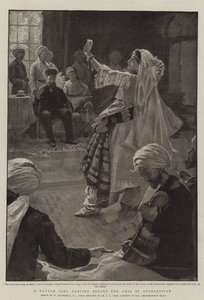 فتاة Nautch ترقص أمام أمير أفغانستان بواسطة وليام هاثريل