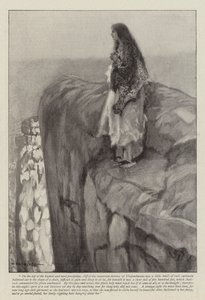 رسم توضيحي لابتلاع حكاية رحلة عظيمة ، بواسطة H Rider Haggard بواسطة وليام هاثريل