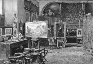 الاستوديو ، 1896 بواسطة وليام هاثريل