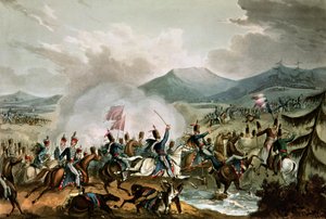 معركة موراليس ، 2 يونيو 1813: نقشها توماس ساذرلاند (قبل الميلاد 1785)