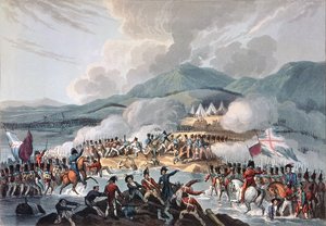 معركة بيداسوا ، 9 أكتوبر 1813: نقشها دانيال هافيل