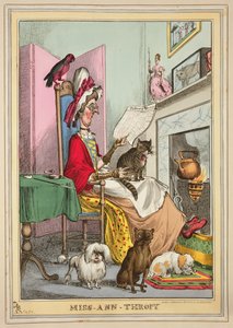Miss-Ann-Thropy ، نشره Thomas McLean ، لندن (النقش الملون) بواسطة وليام هيث