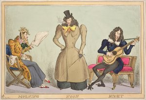 الصباح ، الظهر ، الليل ، نشرها توماس ماكلين ، لندن (النقش الملون) (انظر أيضًا 188366) بواسطة وليام هيث