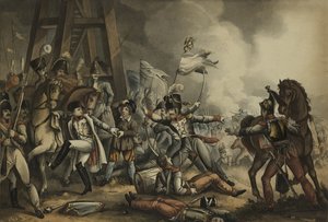 Sauve qui peut ، أو كل شخص لنفسه ، aquatint بواسطة Thomas Sutherland (1785-1838) ، نشره James Jenkins ، 1 مايو 1816 (ألوان مائية) بواسطة وليام هيث