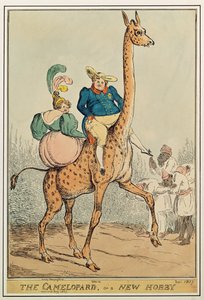 Camelopard ، أو هواية جديدة ، 1827 (نقش الألوان)