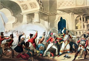 اقتحام Seringapatam ، 4 مايو 1799 ، منقوش بواسطة توماس ساذرلاند (BC1785) ، 1815