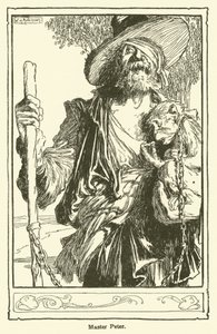 رسم توضيحي لـ Don Quixote (litho) بواسطة وليام هيث روبنسون