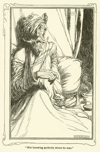 رسم توضيحي لـ Don Quixote (litho) بواسطة وليام هيث روبنسون