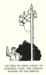 رسم توضيحي للسكك الحديدية Ribaldry بواسطة W Heath Robinson (litho) بواسطة وليام هيث روبنسون