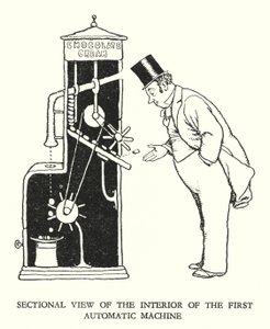 رسم توضيحي للسكك الحديدية Ribaldry بواسطة W Heath Robinson (litho) بواسطة وليام هيث روبنسون