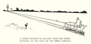 رسم توضيحي للسكك الحديدية Ribaldry بواسطة W Heath Robinson (litho) بواسطة وليام هيث روبنسون