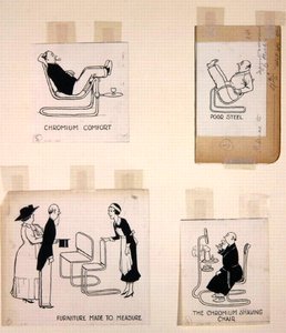 صفحات من "كيف تعيش في شقة" ، نُشرت عام 1936 (ليثو) بواسطة وليام هيث روبنسون