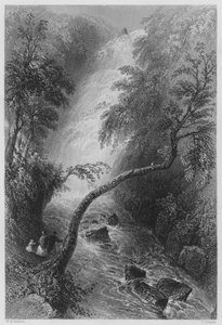 Torc Cascade (نقش) بواسطة وليام هنري (بعد) بارتليت