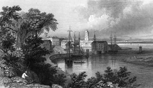 ميستلي كواي ، بالقرب من هارويتش ، إسيكس ، نقشها جون روجرز ، 1832