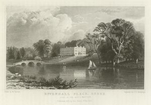 Rivenhall Place ، Essex ، مقعد القس J Western بواسطة وليام هنري بارتليت