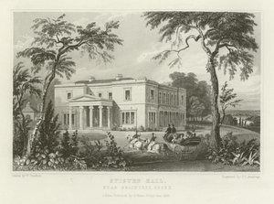 Stisted Hall ، بالقرب من Braintree ، Essex بواسطة وليام هنري بارتليت