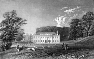 Weald Hall ، Essex ، محفور بواسطة John Rogers ، 1833 بواسطة وليام هنري بارتليت
