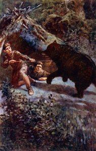 "I thrust the spear with all my might into the bear