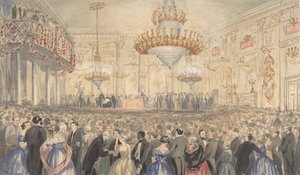 عقد اجتماع الإلغاء في غرف ويليس تكريما لهارييت بيتشر ستو ، 1853. بواسطة وليام هنري فيسك