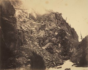 كانيون ريو لاس أنيماس ، ج. 1882-1886. بواسطة وليام هنري جاكسون