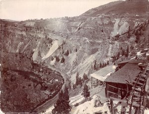 جيلمان وإيجل ريفر كانيون ، 1880-90 بواسطة وليام هنري جاكسون