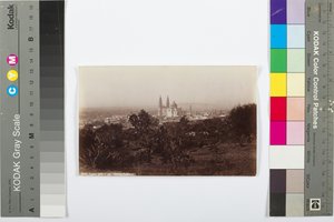 لاغوس ، منظر عام يظهر كاتدرائية ، 1883-1884 (طباعة زخرفية) بواسطة وليام هنري جاكسون