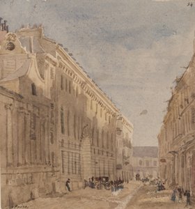 بداية Kings Stables ، باريس ، ج .1828 (مرحاض على ورق) بواسطة وليام هنري ليك برايس
