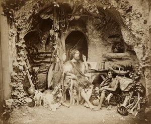 روبنسون كروزو ، 1856 (طبعة فضية زخرفية من الزجاج السالب) بواسطة وليام هنري ليك برايس