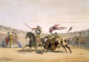 الثور بعد التهمة ، 1865 بواسطة وليام هنري ليك برايس