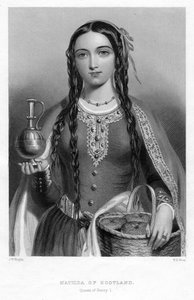 ماتيلدا من اسكتلندا ، ملكة هنري الأول ، c1850s بواسطة وليام هنري موت